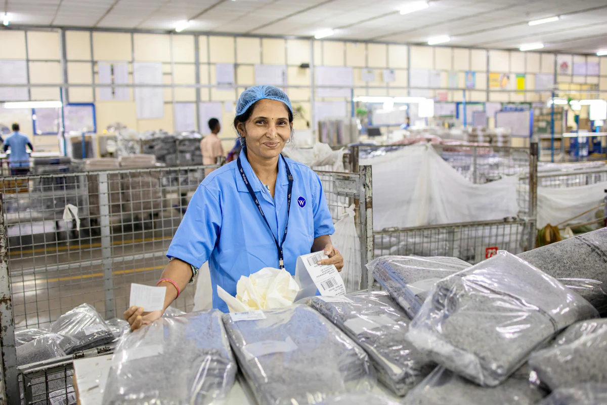 Food processing unit in Bihar with maize and makhana produce in foreground